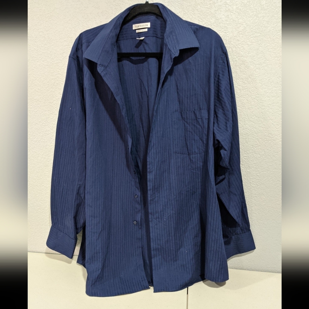 Mens Long Sleeve Shirt Businesscasual Fashion Preppy Button Down Formal Office